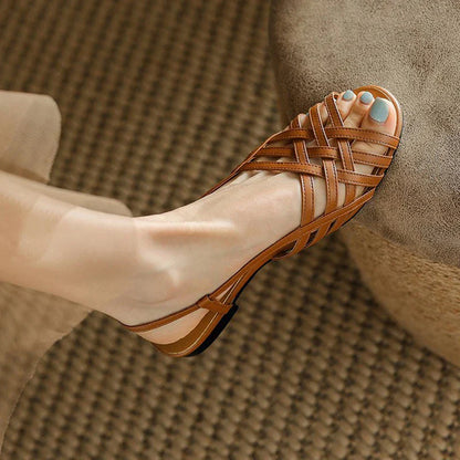 Zomer Sandalen Vrouwelijk Glanzend Chic Design