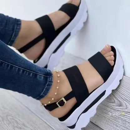 Zomer Sandalen Dames Sleehak Comfortabel