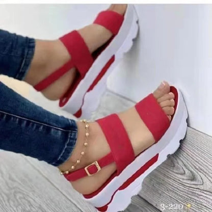 Zomer Sandalen Dames Sleehak Comfortabel