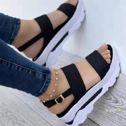 Zomer Sandalen Dames Sleehak Comfortabel