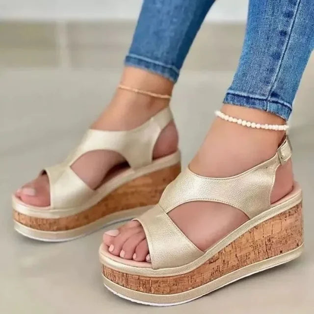 Hoge Hak Sandalen Zomer Plateauzool Dames