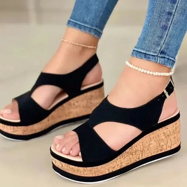 Hoge Hak Sandalen Zomer Plateauzool Dames - StudioMarella