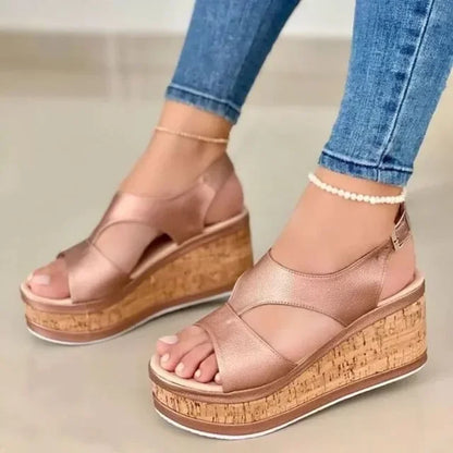 Hoge Hak Sandalen Zomer Plateauzool Dames