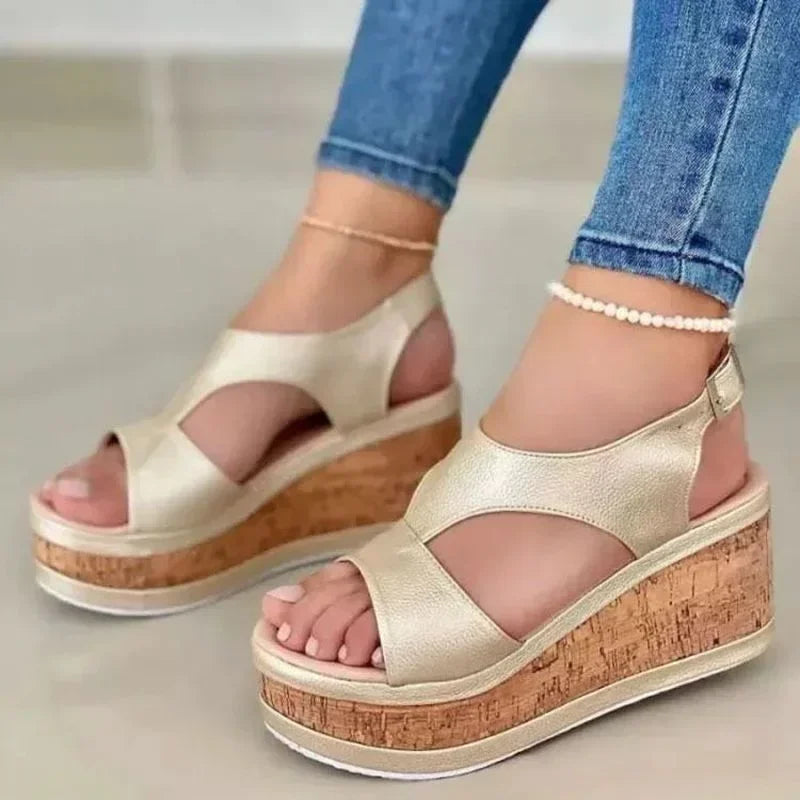 Hoge Hak Sandalen Zomer Plateauzool Dames