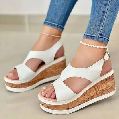 Hoge Hak Sandalen Zomer Plateauzool Dames
