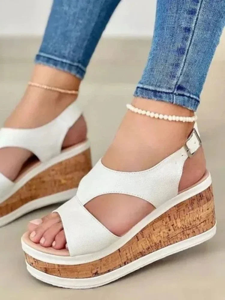 Hoge Hak Sandalen Zomer Plateauzool Dames