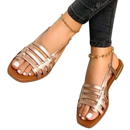 Vrouwelijke Gladiator Sandalen Romeinse Stijl