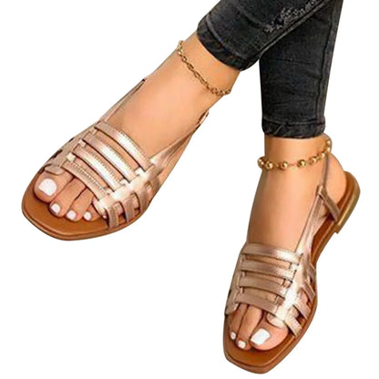 Vrouwelijke Gladiator Sandalen Romeinse Stijl