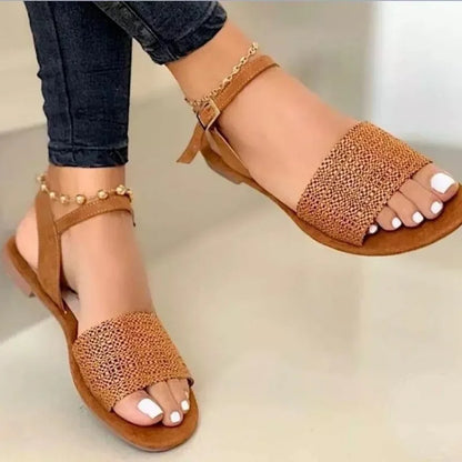 Dames Sandalen 2024 Hoge Kwaliteit Elegante Gesp
