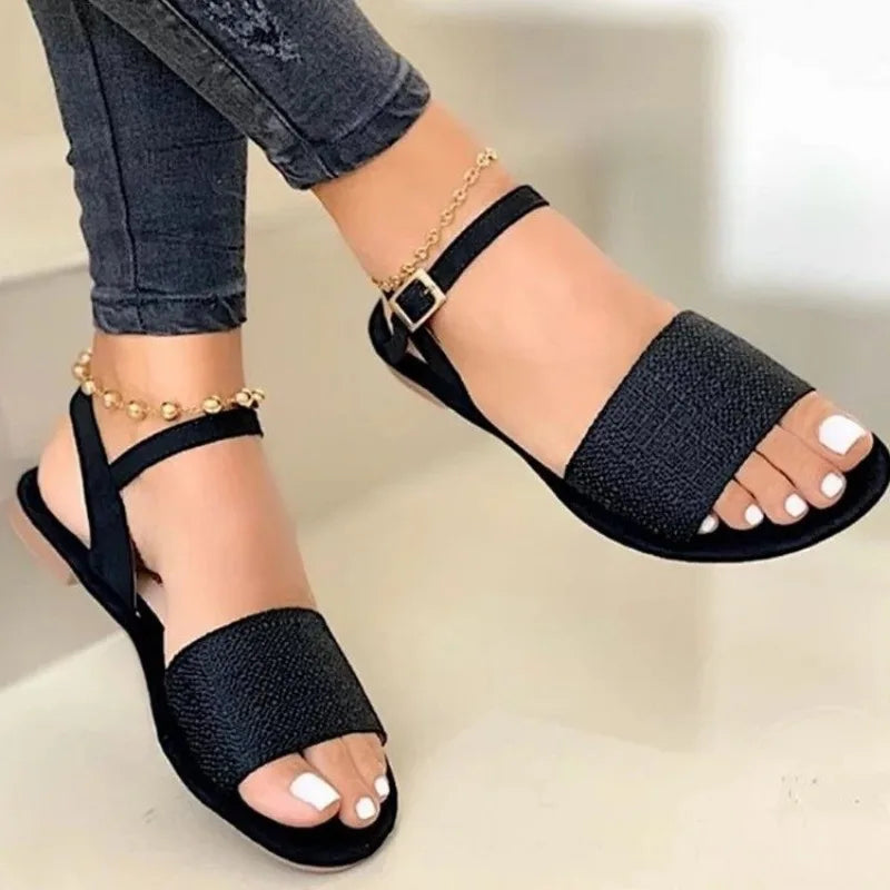 Dames Sandalen 2024 Hoge Kwaliteit Elegante Gesp
