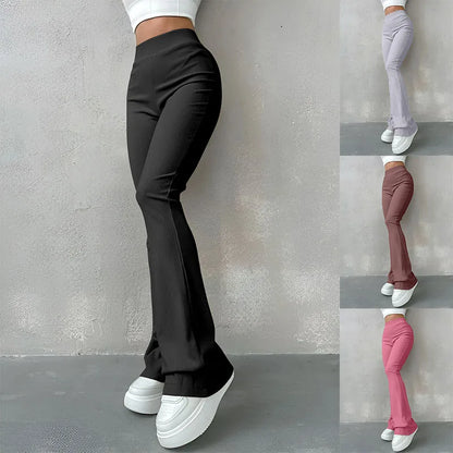 Hoge Taille Broek Slank en Comfortabel
