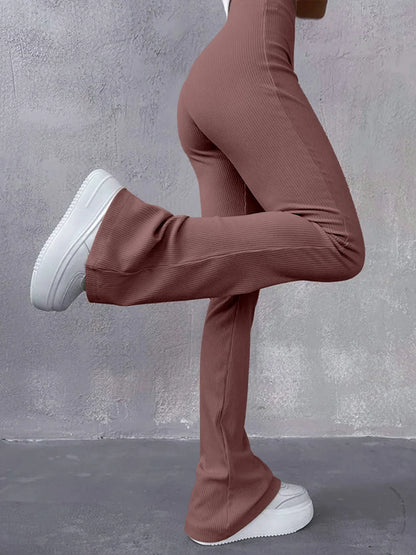 Hoge Taille Broek Slank en Comfortabel