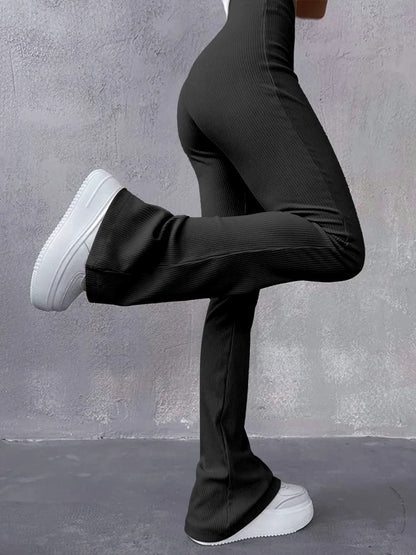 Hoge Taille Broek Slank en Comfortabel