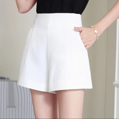 Vrouwelijke Hoge Taille Chiffon Shorts Zomer