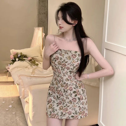 Retro Bloemenjurk voor Dames Zomerjurk Met Korte Mouwen
