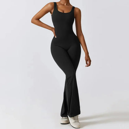 Dames Jumpsuit Racerback Stretch Elegante Zomerjurk