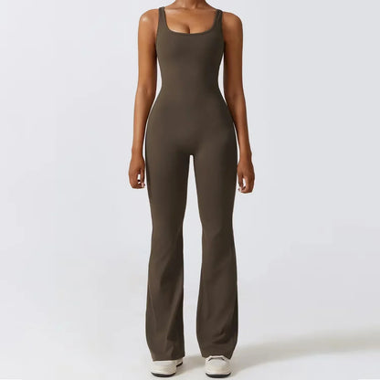 Vrouwelijke Yoga Overall Stretch met Lendensteun voor Yoga en Pilates