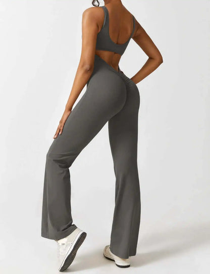 Dames Jumpsuit Racerback Stretch Elegante Zomerjurk