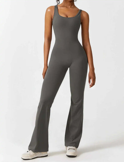 Dames Jumpsuit Racerback Stretch Elegante Zomerjurk
