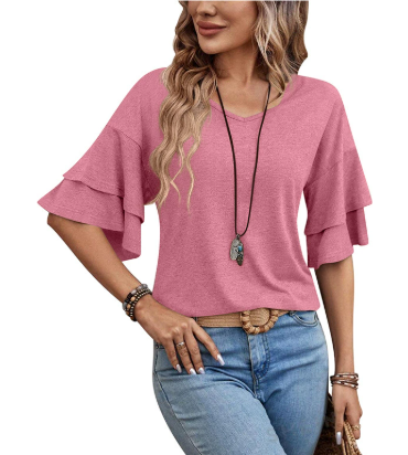 Dames Top Zomerjurk Katoen Stijlvolle Vrouwelijke Kleding