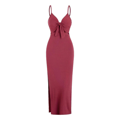 Dames Zomerjurk Maxi V Hals Jurk Bloemendesign