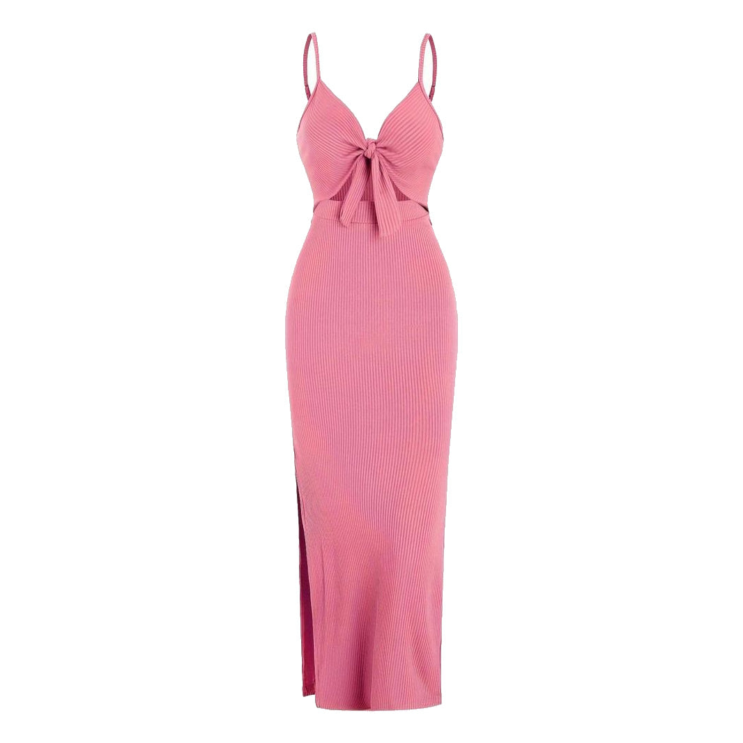Dames Zomerjurk Maxi V Hals Jurk Bloemendesign