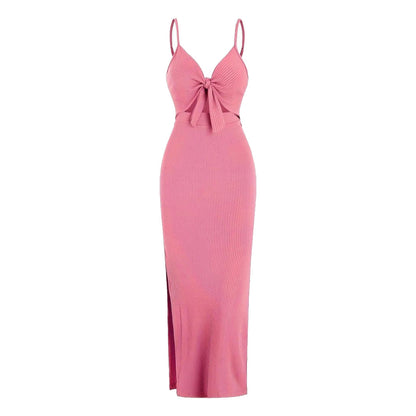 Dames Zomerjurk Maxi V Hals Jurk Bloemendesign