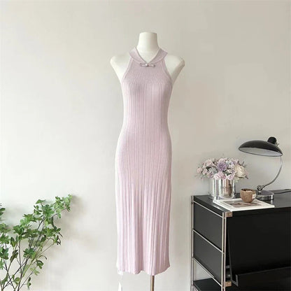 Midi Jurk Bodycon Korte Mouw Vintage Stijl - StudioMarella