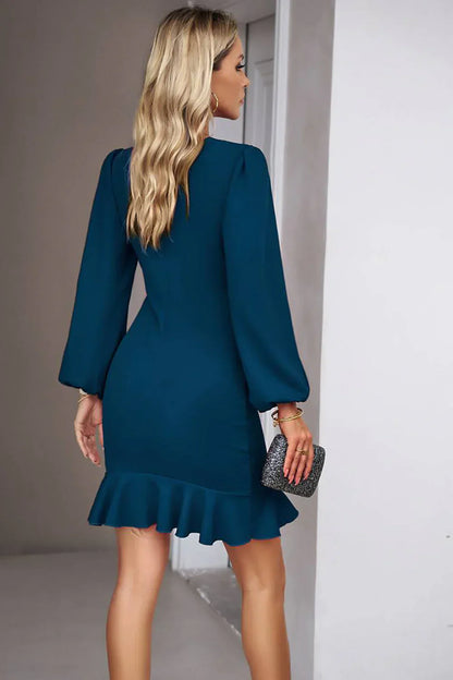 Dames Vintage Mini Kanten Gala Jurk - Elvira