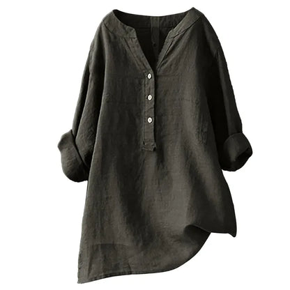 Vrouwelijke Oversized Blouse Zomerjurk StijlVintage Look