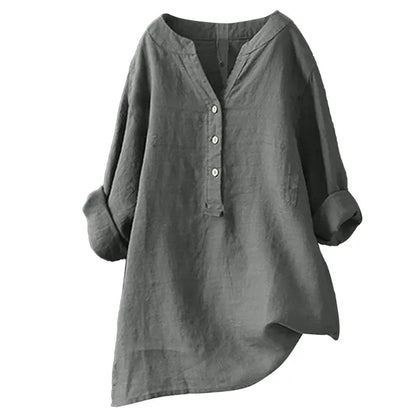 Vrouwelijke Oversized Blouse Zomerjurk StijlVintage Look