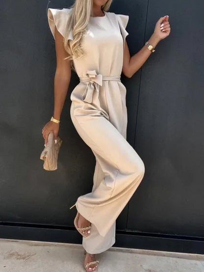 Zomerse Jumpsuit Hoge Taille Elegante Vrouwelijk Model