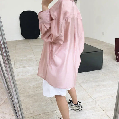 Lichte Zomerblouse voor Vrouw Vrij Gevoerde Mode