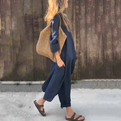 Dames Zomerbroek Lange Rug Set Marissa