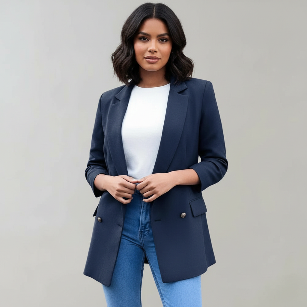 Dames Blazer Camille | Elegante Driekwart Mouwen 1