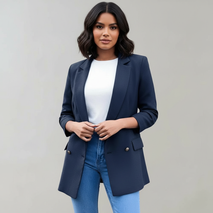 Dames Blazer Camille | Elegante Driekwart Mouwen 1