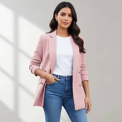 Dames Blazer Camille | Elegante Driekwart Mouwen 4