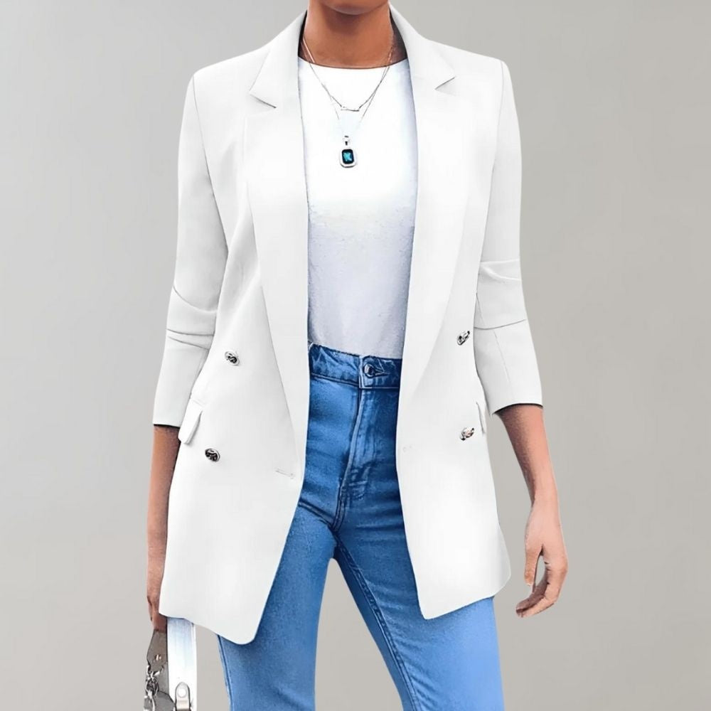 Dames Blazer Camille | Elegante Driekwart Mouwen 7