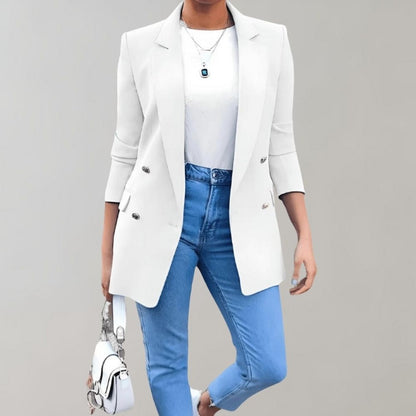 Dames Blazer Camille | Elegante Driekwart Mouwen 8
