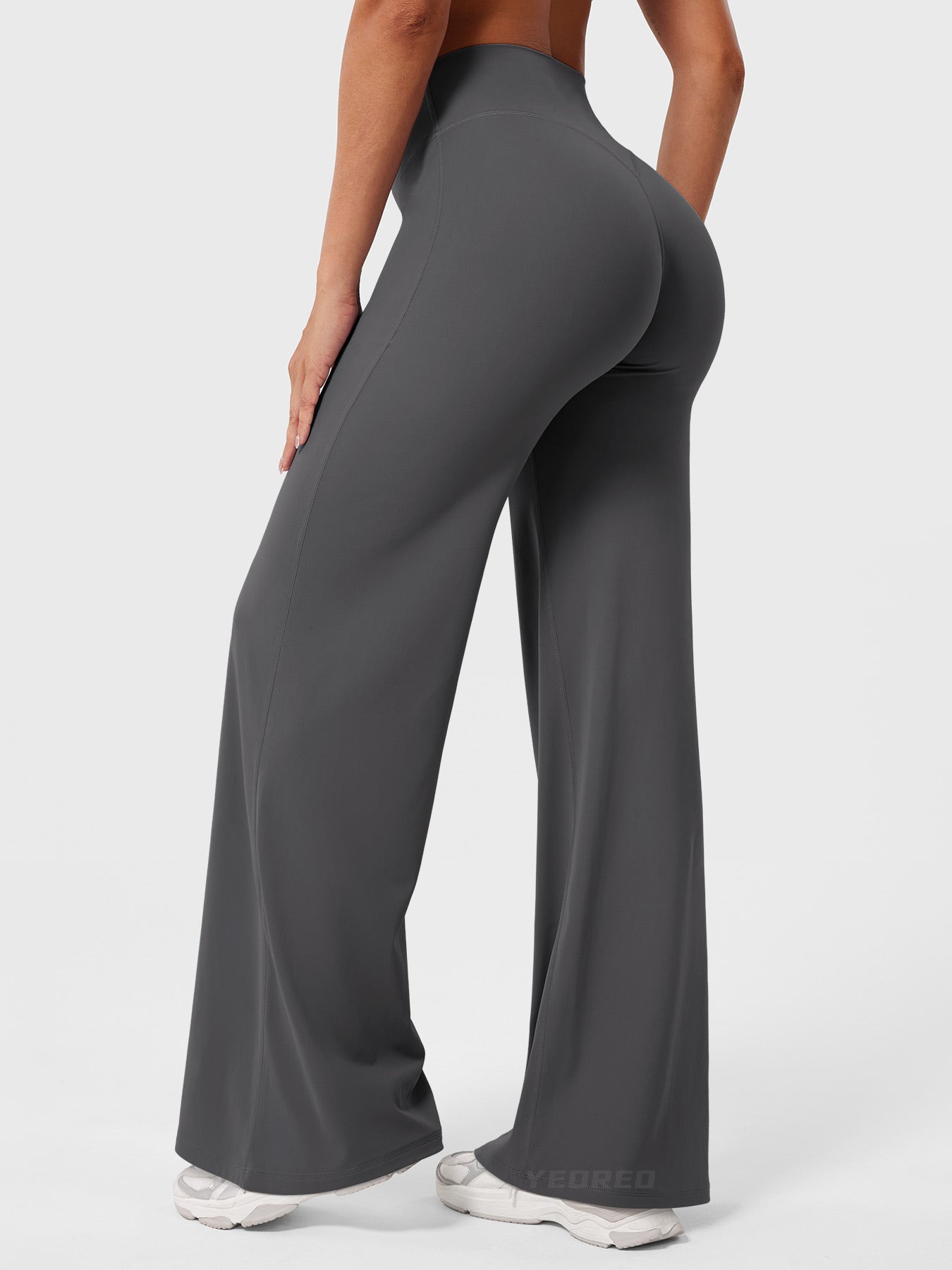 Dames Flared Broek | High-Waist Pantalon Dames Zomer 12