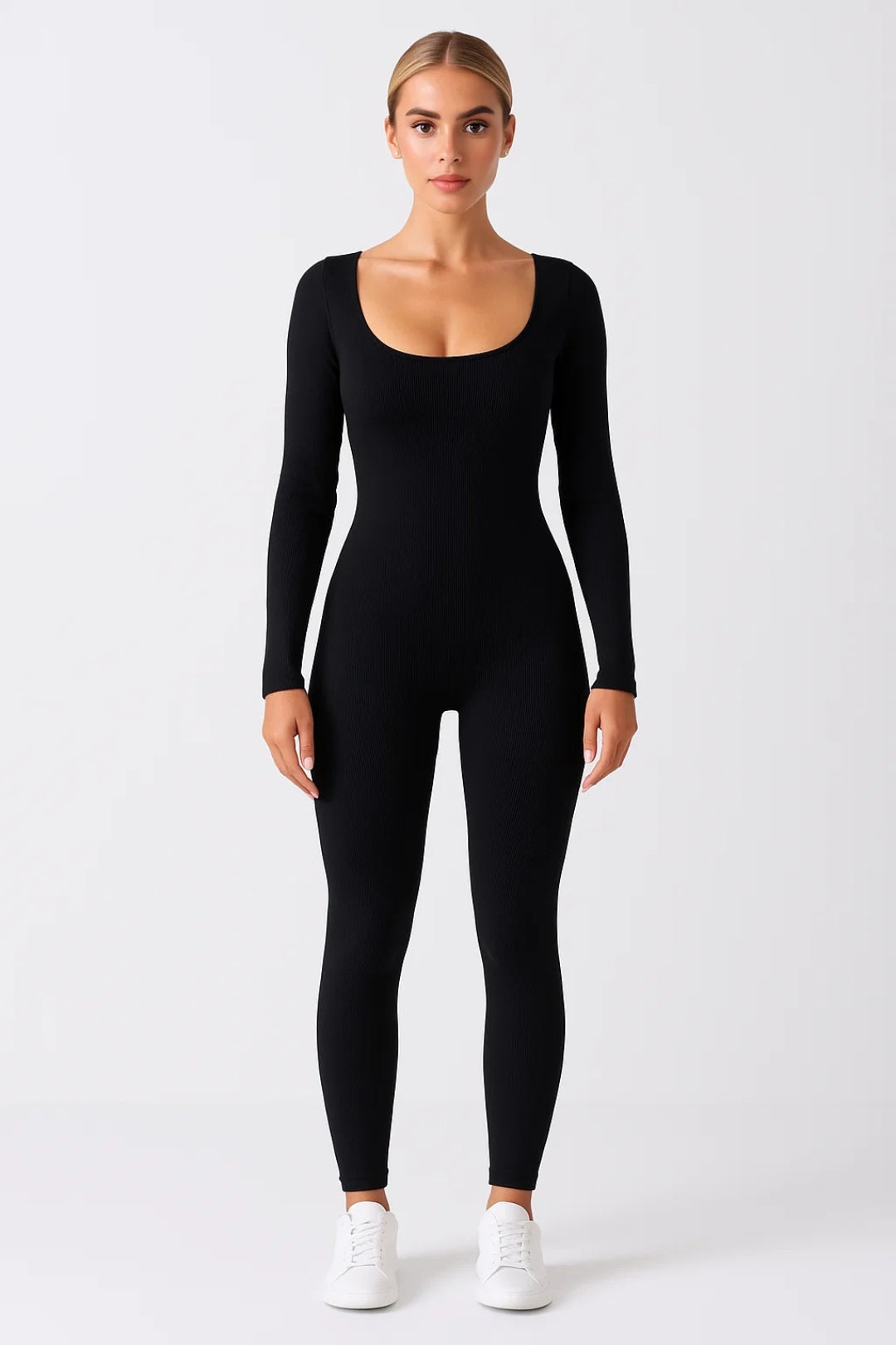 Dames Jumpsuit Lange Mouw Basic Alle Seizoenen