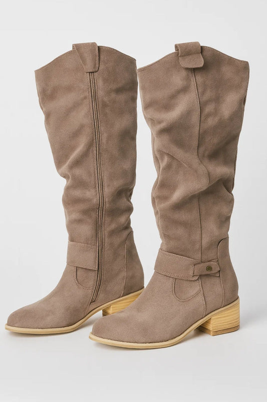 Dames Laarzen Elegant Herfst Instappers - StudioMarella