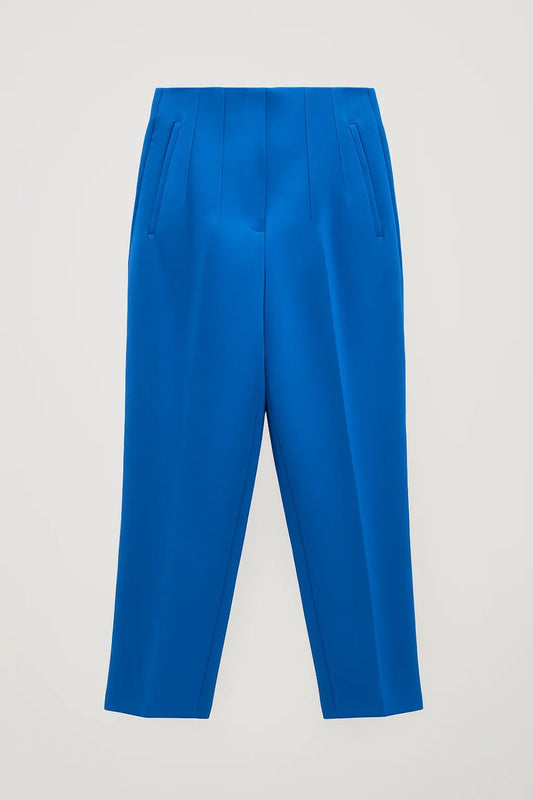 Dames Pantalon Hoge Taille Rechte Pijp Elegant Zwart - StudioMarella