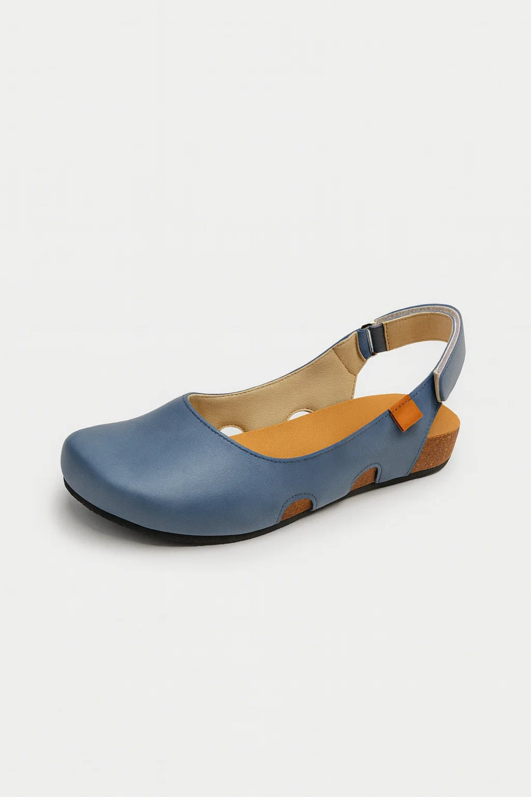 Dames Sandalen Platte Hak Gesloten Neus Casual Stijl