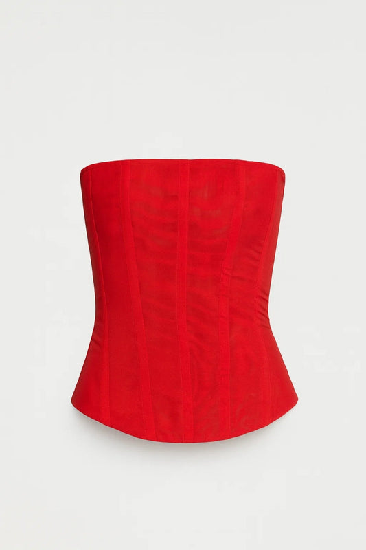Dames Corset Top Strapless Figuurlijn Elegant Zwart - StudioMarella