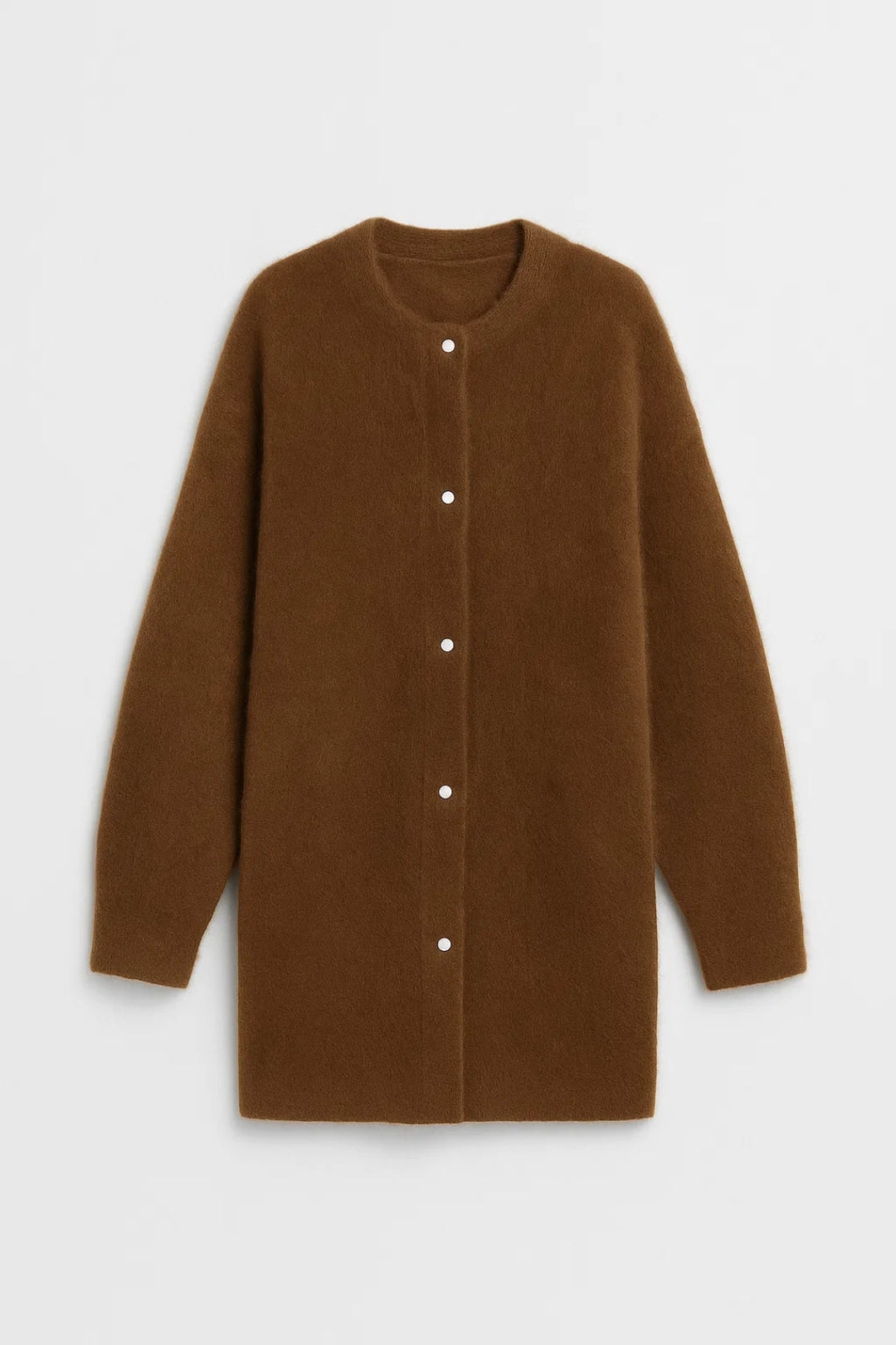 Dames Vest Oversized Cardigan Met Knopen Klassieke Stijl