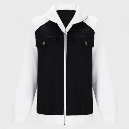 Dames denim sherpa jas – dames 5