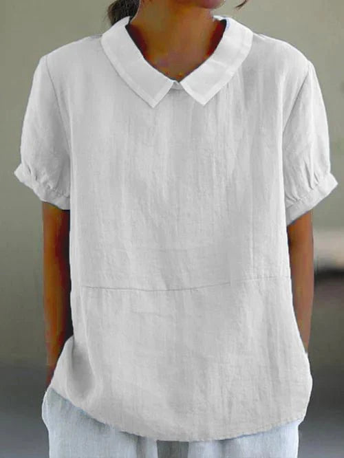 Damesblouse met Peter Pan-kraag | Relaxed Fit 5