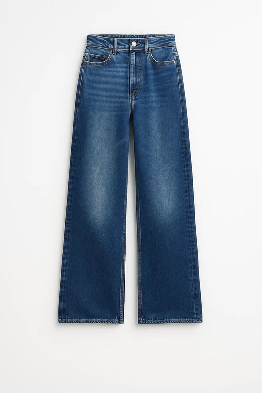 Dames Jeans Wide Leg High Waist 5 Zakken Casual - StudioMarella