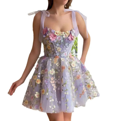 Vrouwelijke Slingjurk Zomerjurk Glamour Stijl